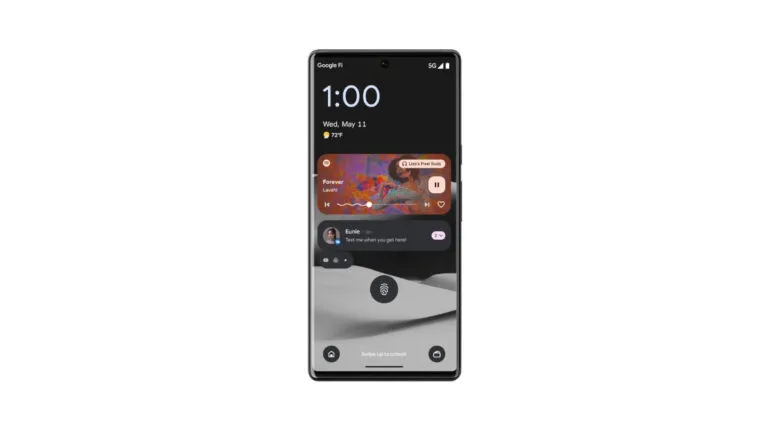 Android 13 Beta 2 - music album photo