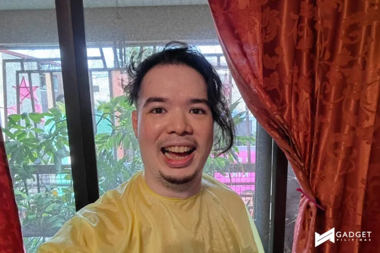 Huawei P50 Review - front camera 1