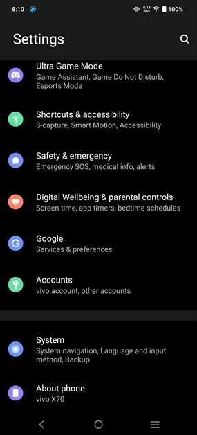 vivo X70 Review - System (8)