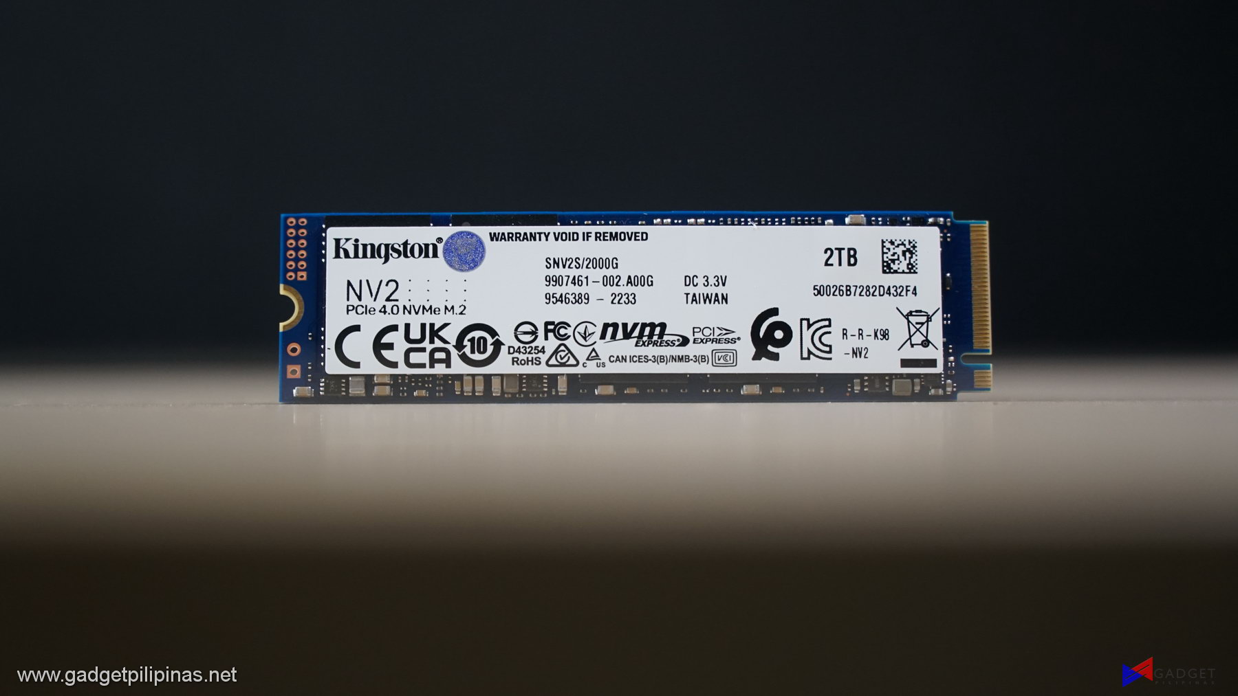 Kingston 2TB NV2 PCIe 4.0 NVMe SSD
