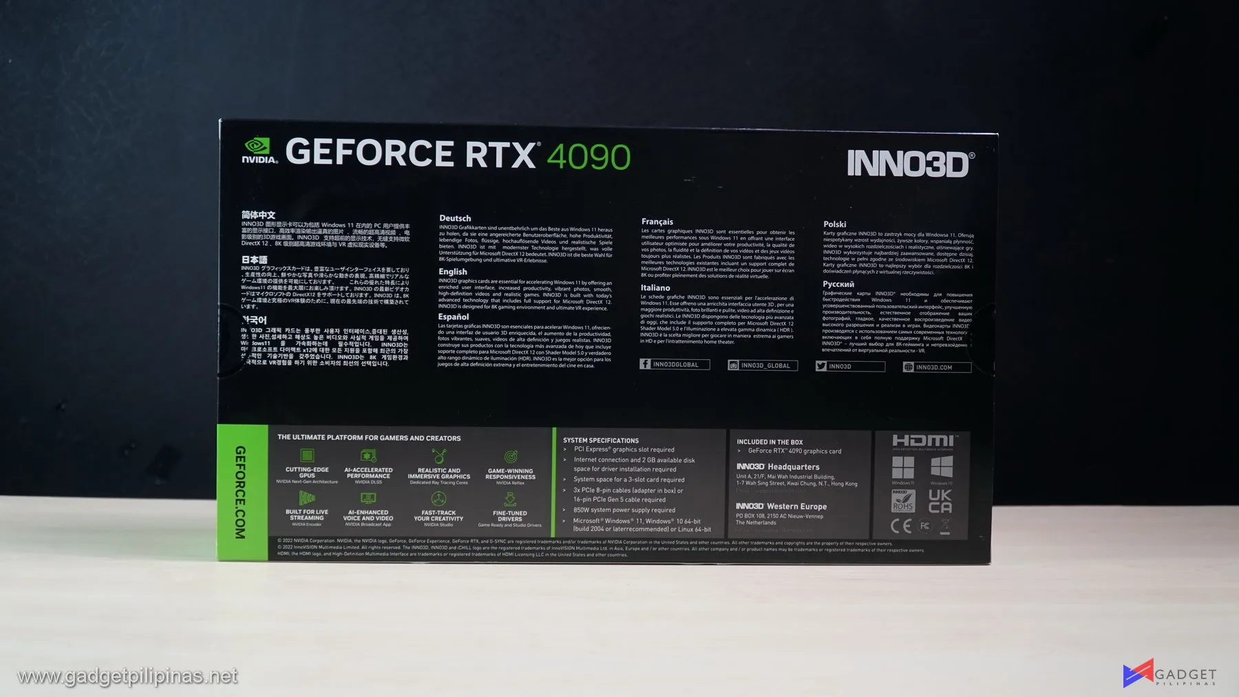 Inno3D RTX 4090 X3 OC Review 006