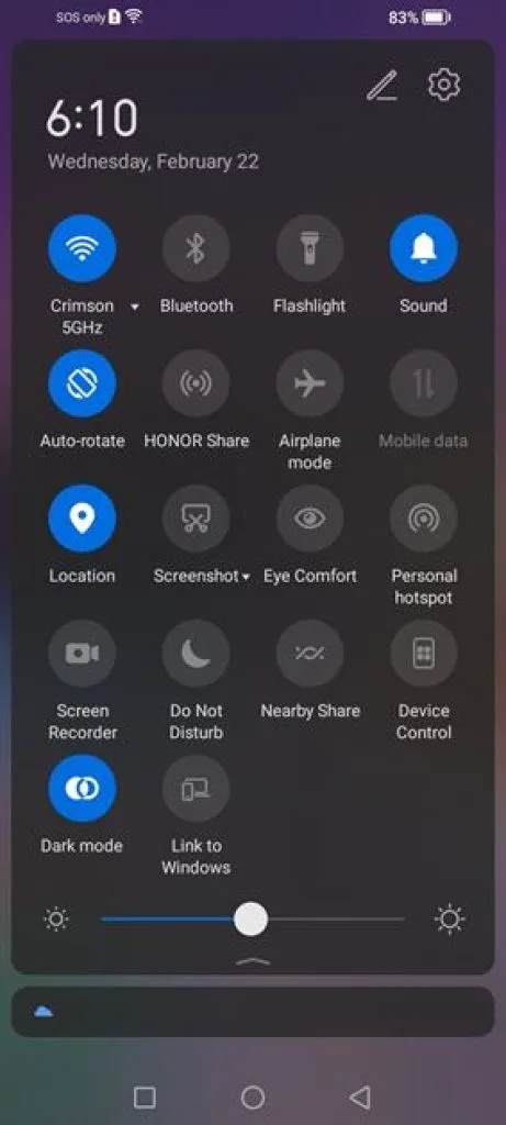 HONOR X7a Review - System (5)