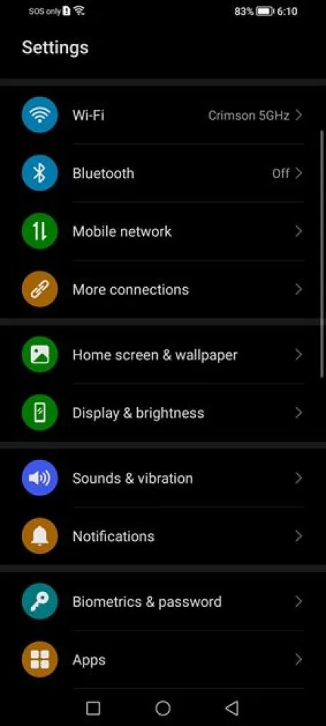 HONOR X7a Review - System (8)