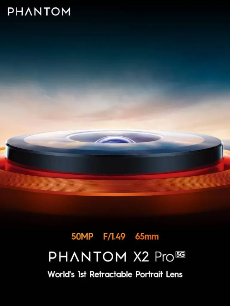PHANTOM X2 Series Worlds-1st-Retractable-Portrait-Lens