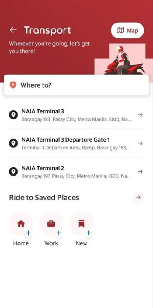 MOVE IT APP UI