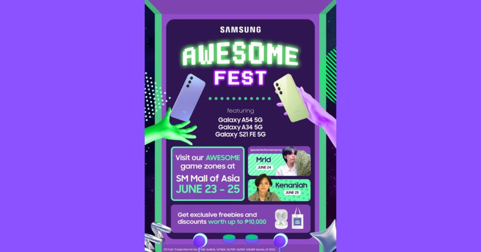 Experience the Retro Arcade World at the Samsung Awesome Fest from June ...