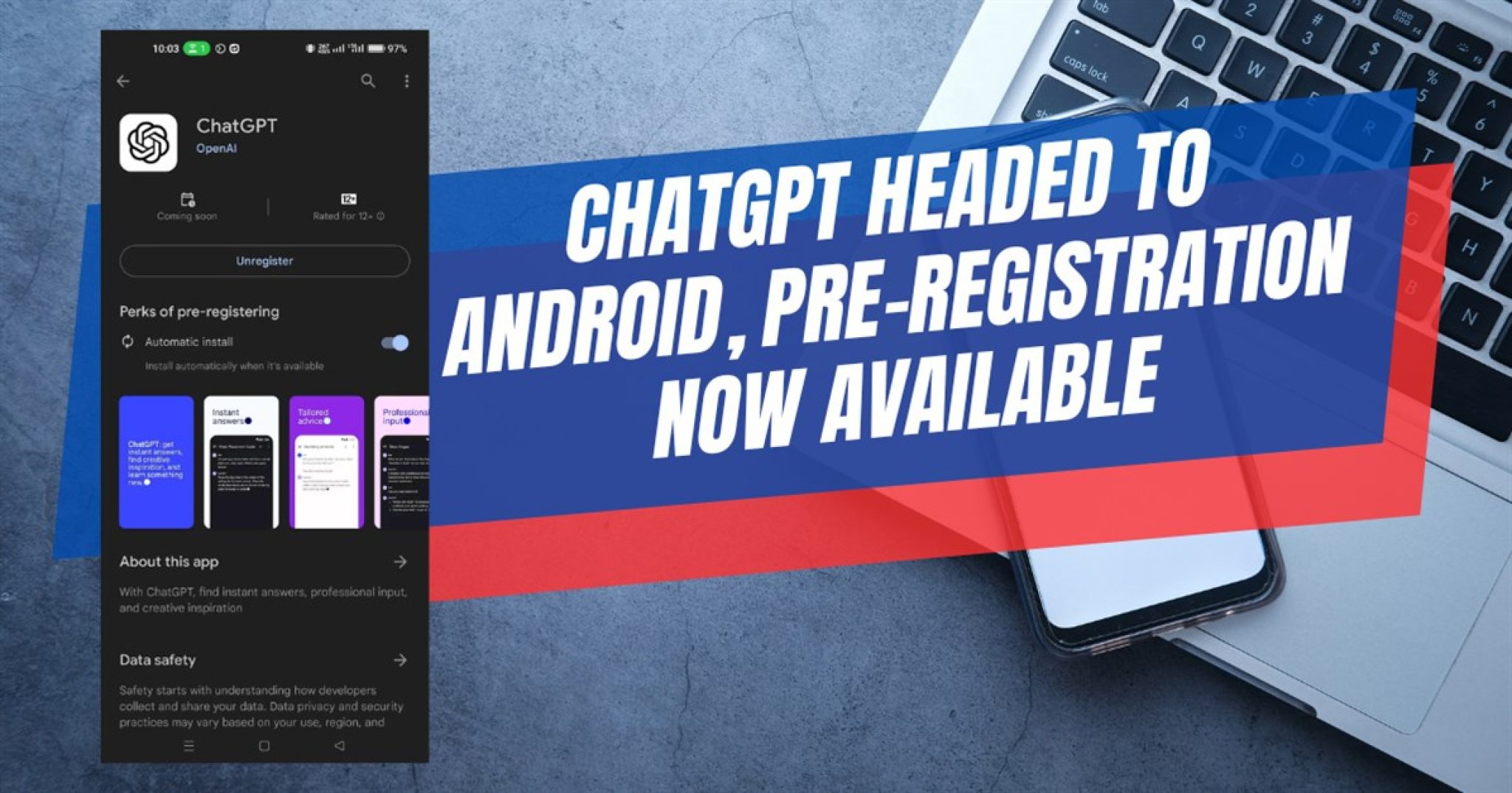 You Can Now Pre-register For Chatgpt On Android