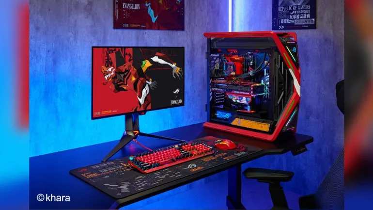 ROGxEvangelion Gaming room