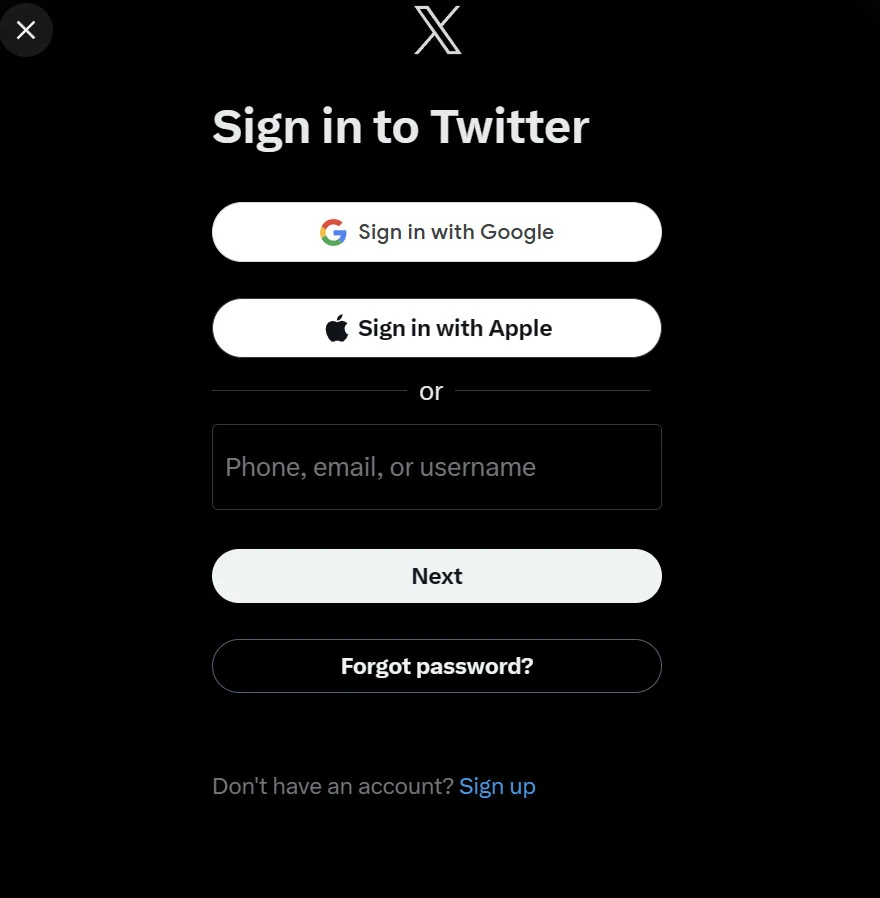 X Twitter web app 1