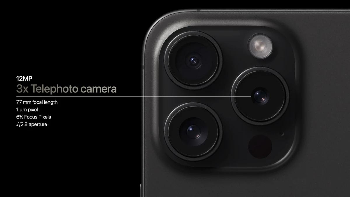 iPhone 15 Pro launch telephoto