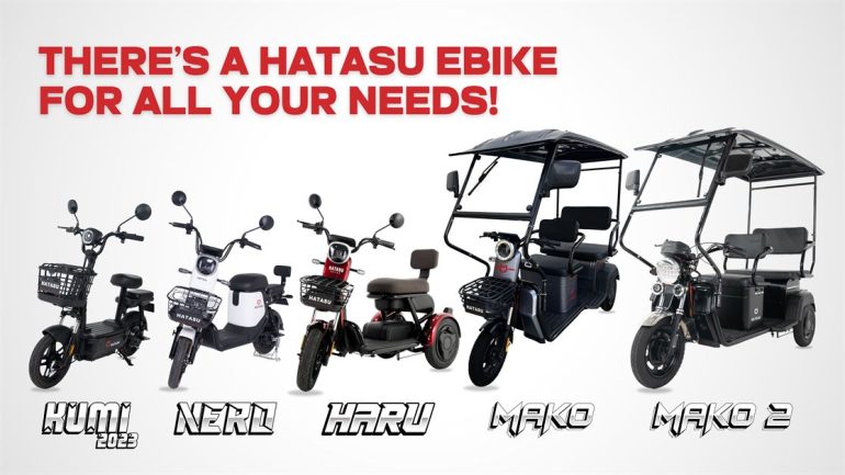 There s a HATASU ebike for all your needs