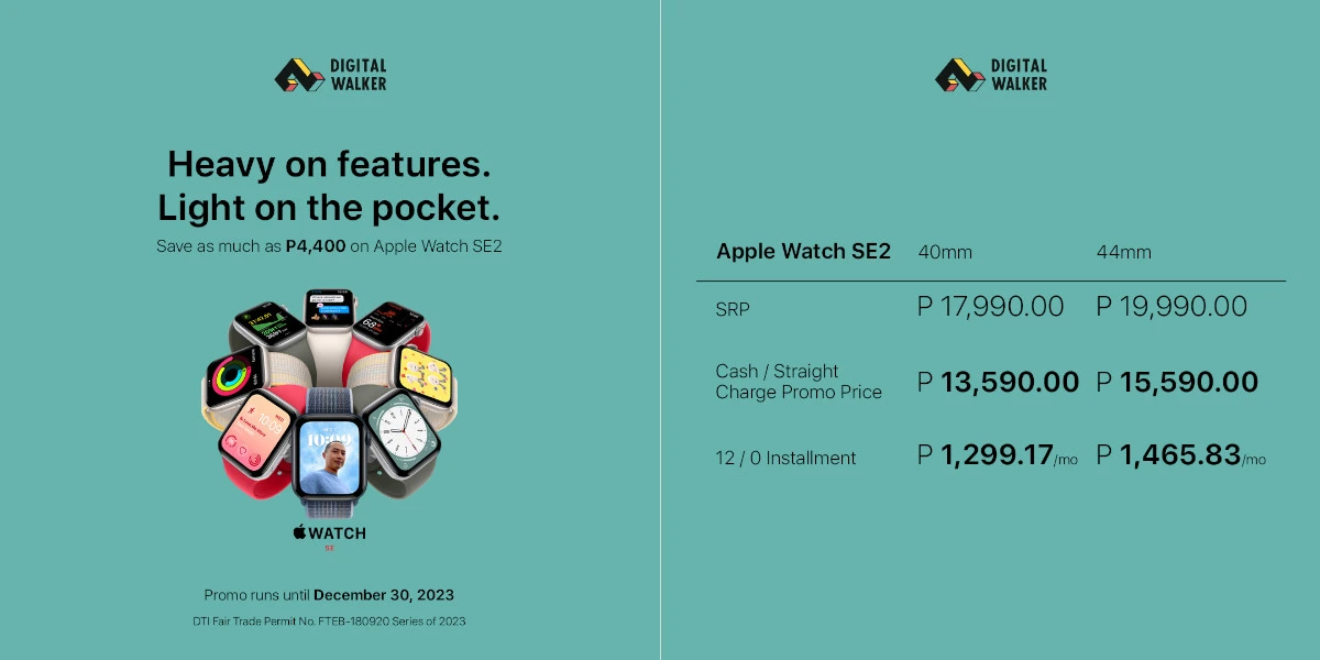 Digital Walker Apple Holiday Sale Apple Watch SE2