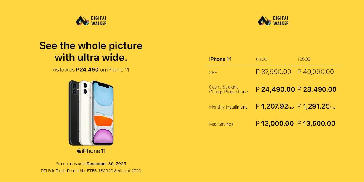 Digital Walker Apple Holiday Sale iPhone 11