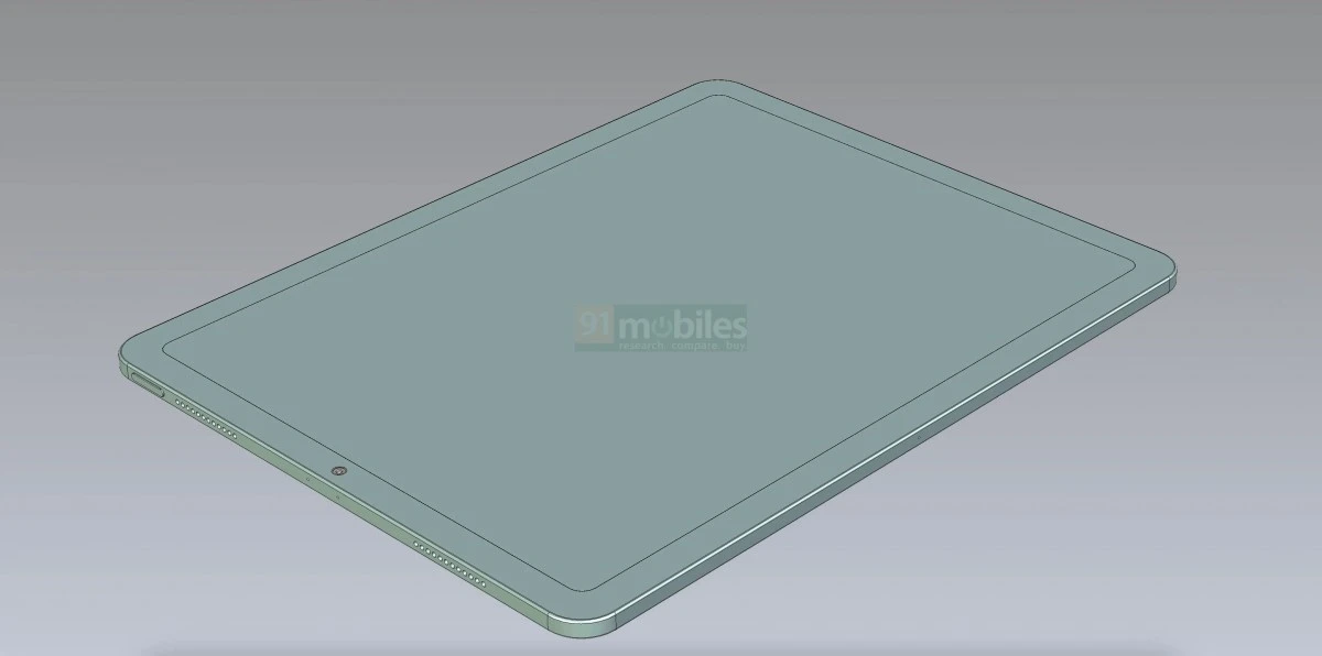 Apple 12.9 inch iPad Air render
