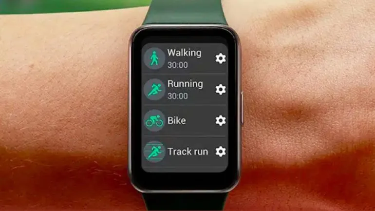 Samsung Galaxy Fit3 Workout Metrics