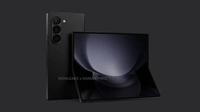 Galaxy Z fold 6 titanium on leaks banner2