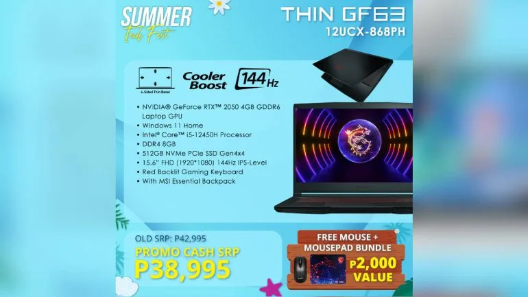 MSI Thin GF63