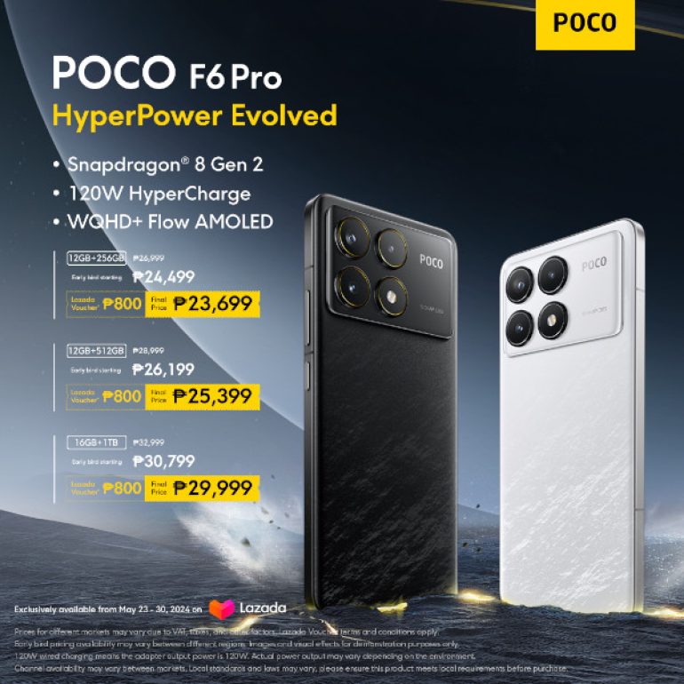 POCO F6 series PH launch POCO F6 Pro price