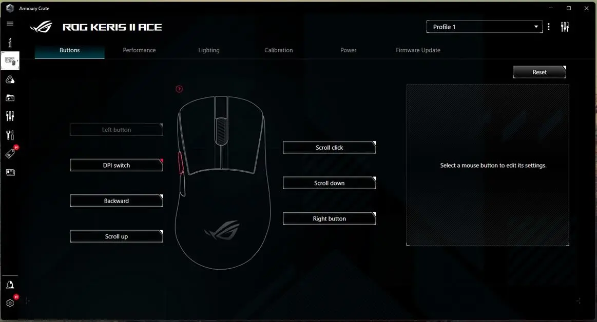 ROG Keris II Ace Armoury Crate 1