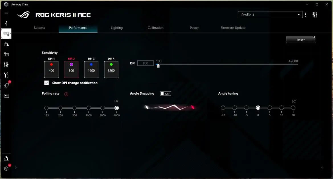 ROG Keris II Ace Armoury Crate 2
