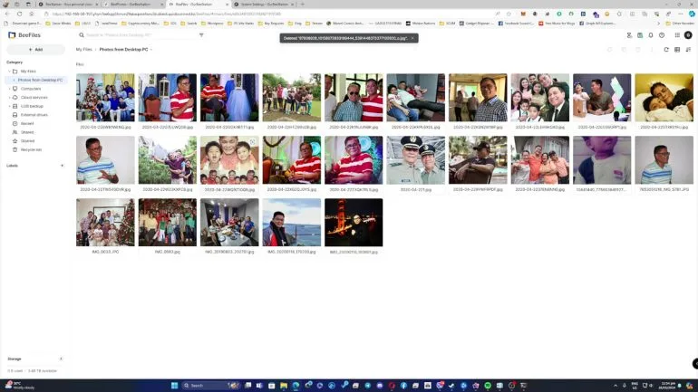 Synology BeeStation Setup and UI 1