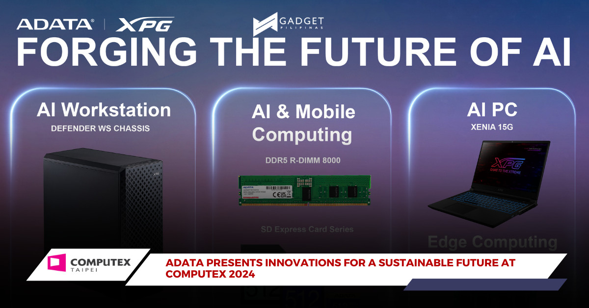 ADATA Presents Innovations for a Sustainable Future at Computex 2024