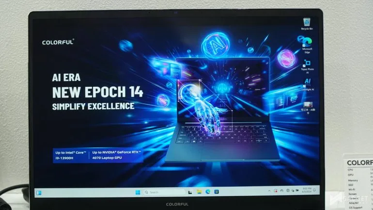 Colorful Computex 2024 Epoch 14 Display