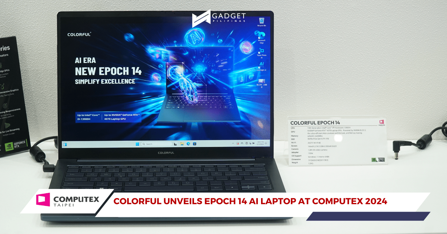 COLORFUL Unveils EPOCH 14 AI Laptop at Computex 2024