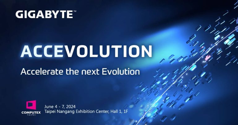 GIGABYTE computex2024 show on