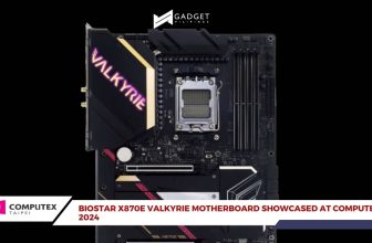 BIOSTAR X870E VALKYRIE motherboard front