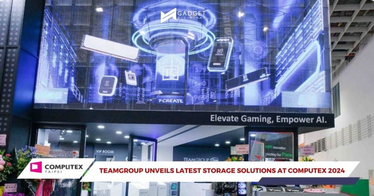 TEAMGROUP at Computex 2024 Elevate Gaming Empower AI booth