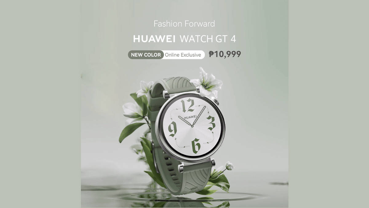 HUAWEI WATCH GT 4 Vert Green is Now Available in PH