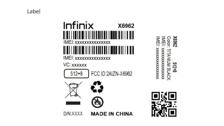 Infinix Zero Flip FCC listing 2