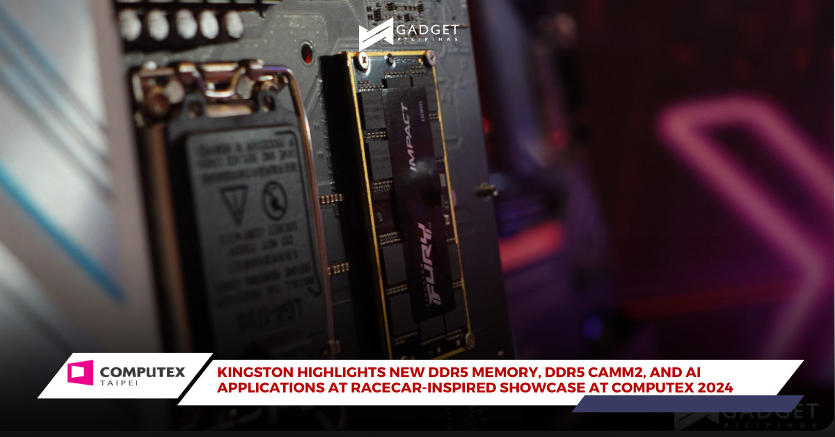 Kingston Showcases New Products at Racecar-inspired Showroom at Computex 2024