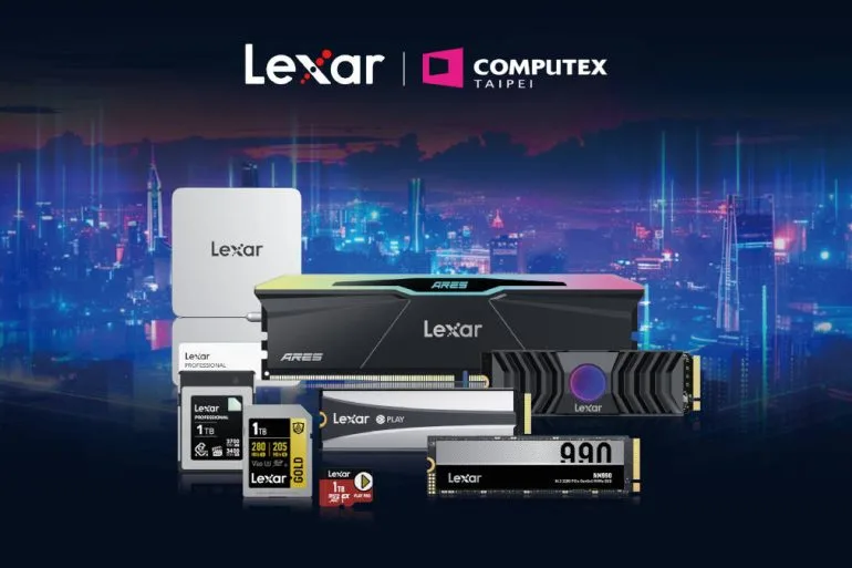 Lexar shocase Computex 2024 banner