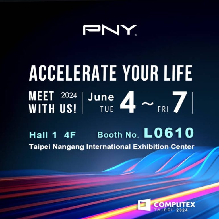 PNY Computex 2024 banner