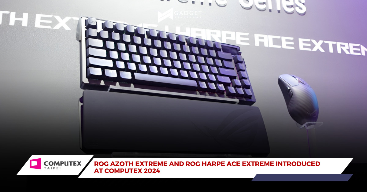 ASUS Republic of Gamers Goes Extreme with the ROG Azoth Extreme and Harpe Ace Extreme at Computex 2024