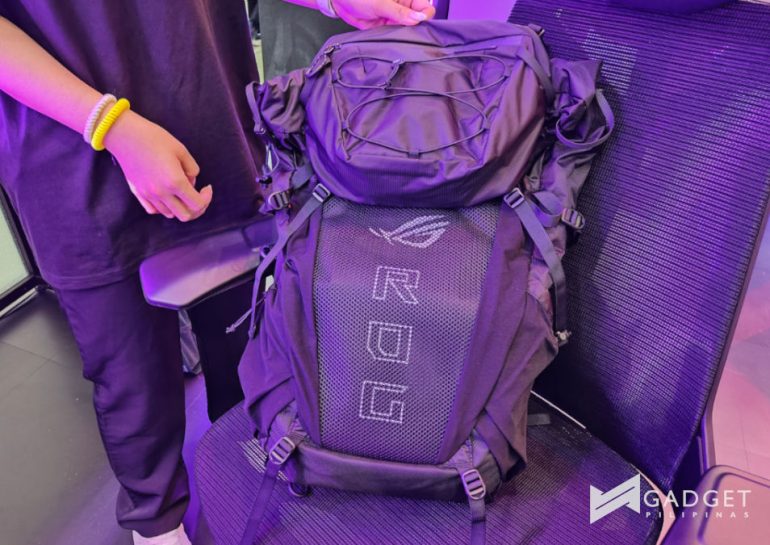 ROG Destrier Core Chair and ARcher ErgoAir Backpack Computex 2024 1