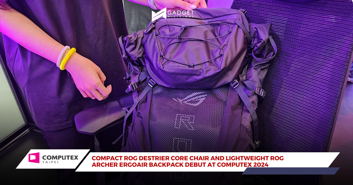 ROG Destrier Core Chair and Archer ErgoAir Backpack Unveiled at Computex 2024