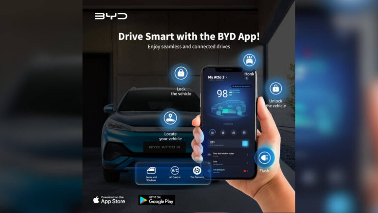 BYD App banner