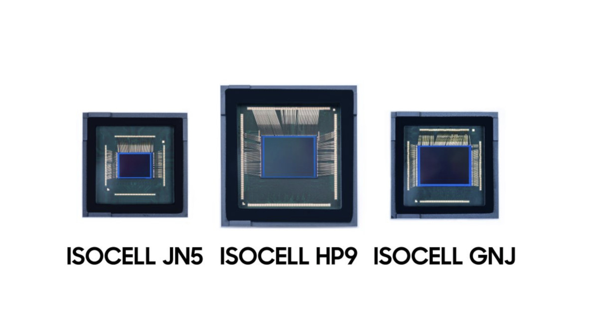 Samsung ISOCELL HP9, ISOCELL GNJ, and ISOCELL JN5 Camera Sensors Unveiled