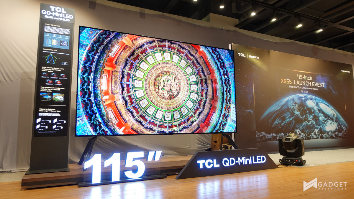TCL X955 Max 115-inch QD-Mini LED TV Launched in PH