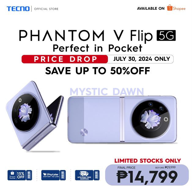 TECNO Phantom V Flip Sale