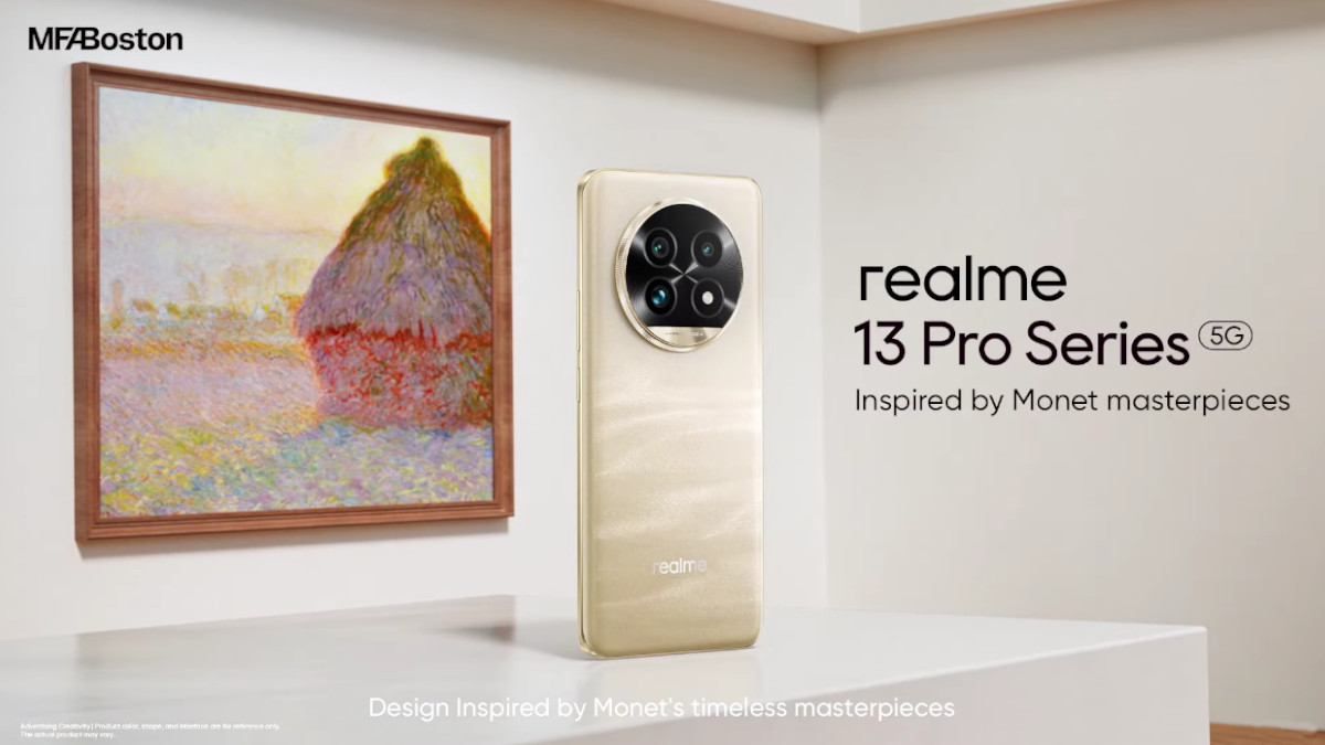 realme 13 Pro Series 5G Will Arrive with Monet-inspired Colors