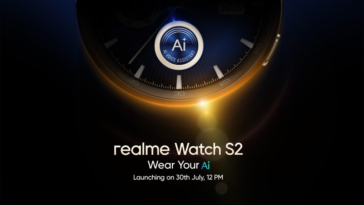 realme Watch S2 Launching in India on July 30 