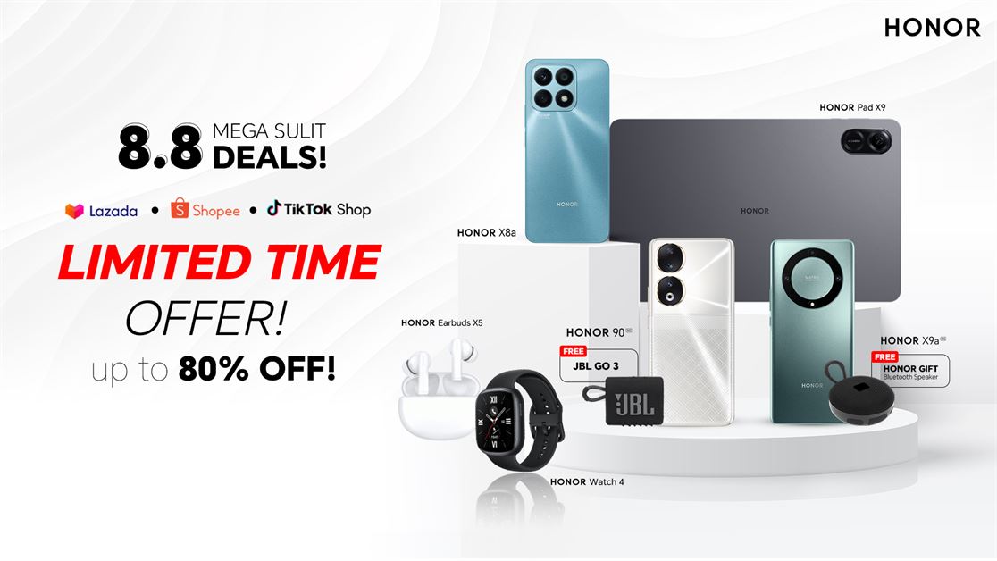 HONOR Announces 8.8 Mega Sulit Sale