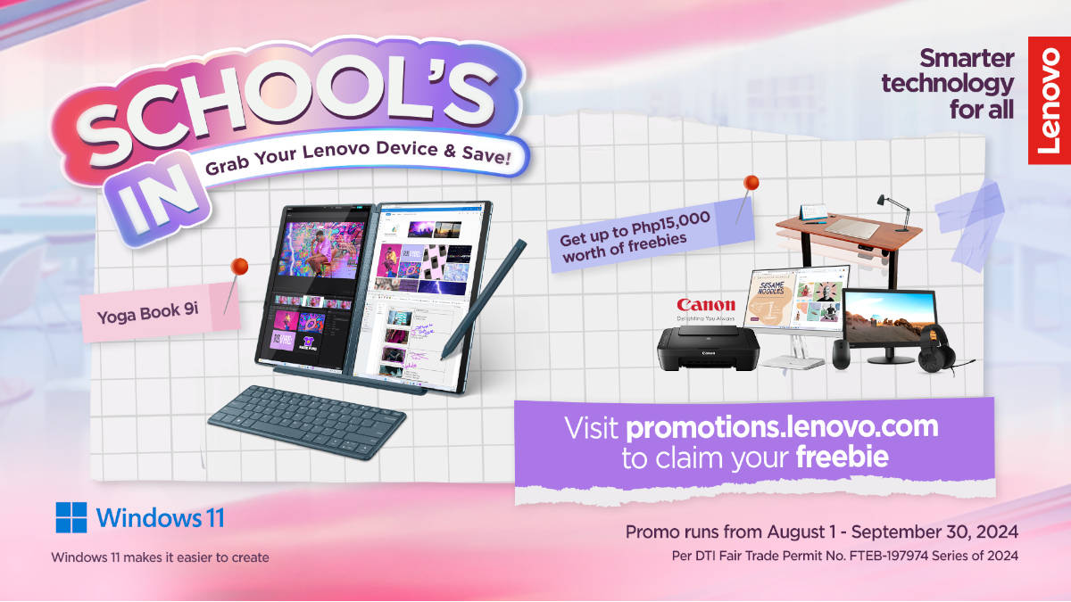 Lenovo Back-to-School Promo Offers Exclusive Deals and Freebies