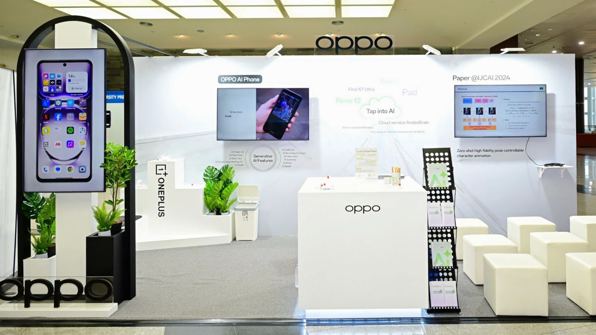 OPPO Showcases AI Innovations at IJCAI 2024, Leading the Future of AI Phones