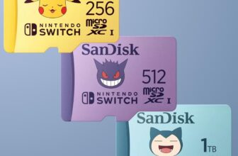 SanDisk Pokemon MicroSD Cards All Colors