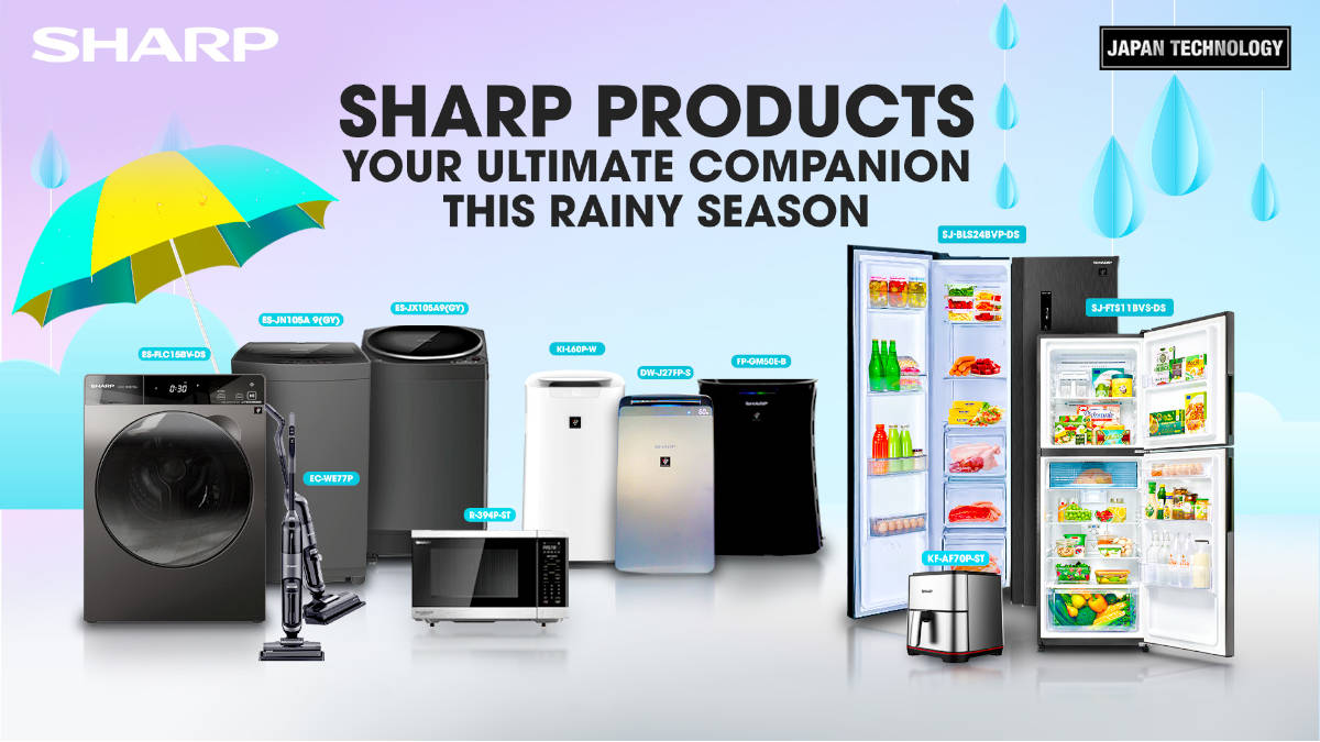 Sharp Offers a Variety of Products Perfect for the Rainy Season